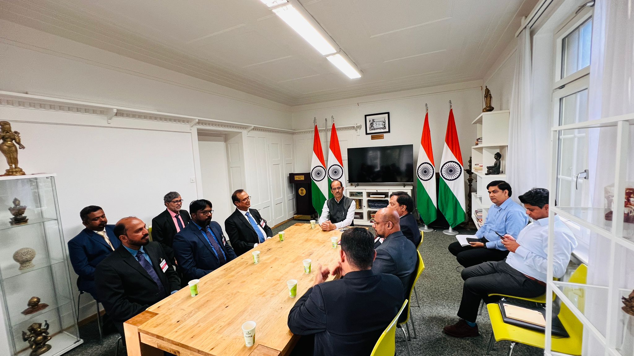 Counsellor Anoop Dhingra interacted with SKIP delegation on 11 September 2024